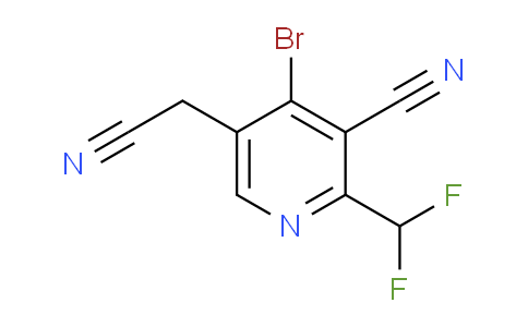 AM126790 | 1806997-45-4 | 4-Bromo-3-cyano-2-(difluoromethyl)pyridine-5-acetonitrile