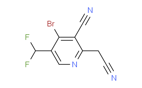 AM126791 | 1805426-98-5 | 4-Bromo-3-cyano-5-(difluoromethyl)pyridine-2-acetonitrile