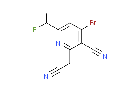 AM126792 | 1806997-53-4 | 4-Bromo-3-cyano-6-(difluoromethyl)pyridine-2-acetonitrile