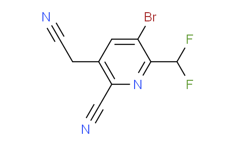 AM126795 | 1806914-48-6 | 3-Bromo-6-cyano-2-(difluoromethyl)pyridine-5-acetonitrile