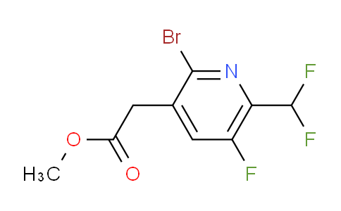 AM126797 | 1806062-38-3 | Methyl 2-bromo-6-(difluoromethyl)-5-fluoropyridine-3-acetate