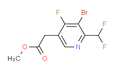 AM126798 | 1805368-86-8 | Methyl 3-bromo-2-(difluoromethyl)-4-fluoropyridine-5-acetate
