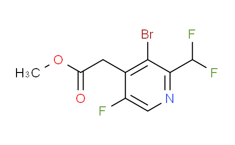 AM126799 | 1806905-02-1 | Methyl 3-bromo-2-(difluoromethyl)-5-fluoropyridine-4-acetate