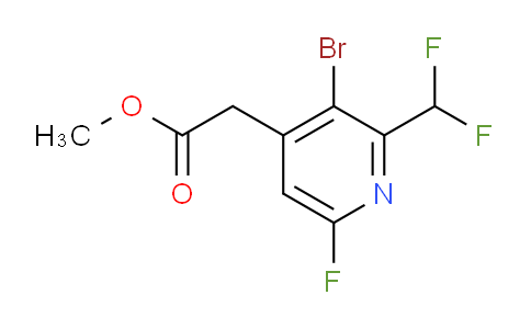 AM126800 | 1804639-36-8 | Methyl 3-bromo-2-(difluoromethyl)-6-fluoropyridine-4-acetate