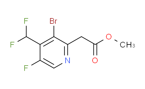 AM126802 | 1806828-75-0 | Methyl 3-bromo-4-(difluoromethyl)-5-fluoropyridine-2-acetate