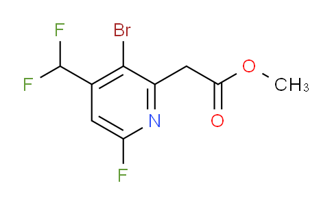 Methyl 3-bromo-4-(difluoromethyl)-6-fluoropyridine-2-acetate