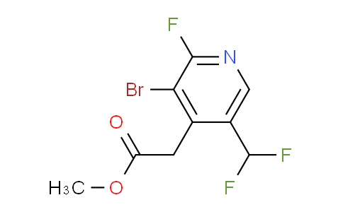 AM126804 | 1805368-91-5 | Methyl 3-bromo-5-(difluoromethyl)-2-fluoropyridine-4-acetate