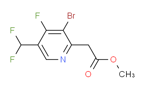 Methyl 3-bromo-5-(difluoromethyl)-4-fluoropyridine-2-acetate
