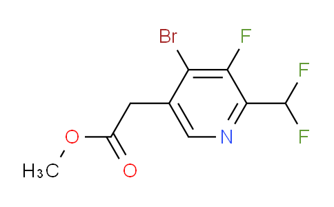 AM126807 | 1806062-61-2 | Methyl 4-bromo-2-(difluoromethyl)-3-fluoropyridine-5-acetate