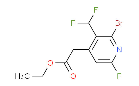 AM126818 | 1805166-76-0 | Ethyl 2-bromo-3-(difluoromethyl)-6-fluoropyridine-4-acetate