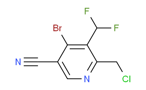AM126828 | 1806914-21-5 | 4-Bromo-2-(chloromethyl)-5-cyano-3-(difluoromethyl)pyridine