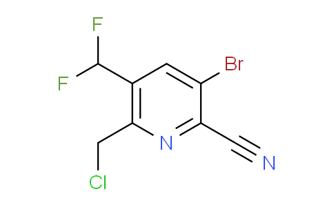 AM126835 | 1806051-46-6 | 3-Bromo-6-(chloromethyl)-2-cyano-5-(difluoromethyl)pyridine