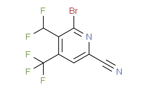 AM126845 | 1806828-76-1 | 2-Bromo-6-cyano-3-(difluoromethyl)-4-(trifluoromethyl)pyridine