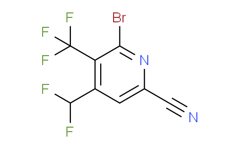 AM126846 | 1805346-33-1 | 2-Bromo-6-cyano-4-(difluoromethyl)-3-(trifluoromethyl)pyridine