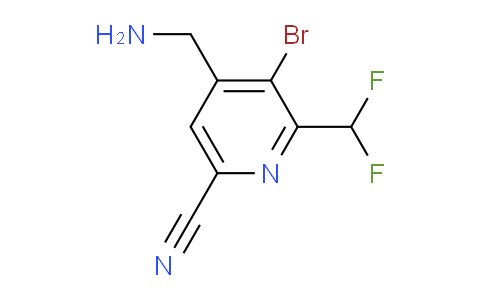 AM126847 | 1805369-58-7 | 4-(Aminomethyl)-3-bromo-6-cyano-2-(difluoromethyl)pyridine