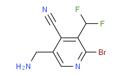 5-(Aminomethyl)-2-bromo-4-cyano-3-(difluoromethyl)pyridine