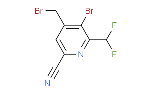 AM126866 | 1805385-91-4 | 3-Bromo-4-(bromomethyl)-6-cyano-2-(difluoromethyl)pyridine