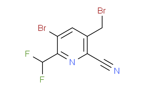 AM126869 | 1804461-84-4 | 3-Bromo-5-(bromomethyl)-6-cyano-2-(difluoromethyl)pyridine