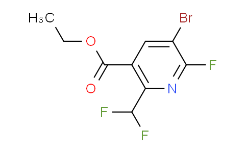 AM126878 | 1804639-28-8 | Ethyl 3-bromo-6-(difluoromethyl)-2-fluoropyridine-5-carboxylate
