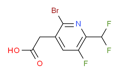 AM126890 | 1806828-23-8 | 2-Bromo-6-(difluoromethyl)-5-fluoropyridine-3-acetic acid