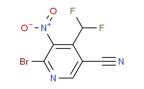 2-Bromo-5-cyano-4-(difluoromethyl)-3-nitropyridine