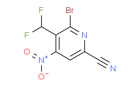 2-Bromo-6-cyano-3-(difluoromethyl)-4-nitropyridine