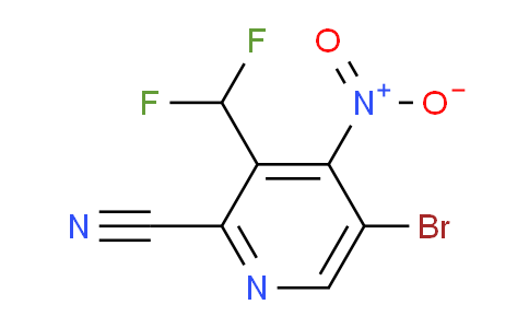 5-Bromo-2-cyano-3-(difluoromethyl)-4-nitropyridine