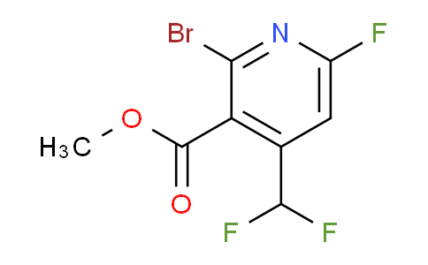 AM126912 | 1804883-35-9 | Methyl 2-bromo-4-(difluoromethyl)-6-fluoropyridine-3-carboxylate