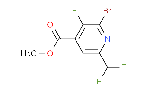 AM126916 | 1805399-37-4 | Methyl 2-bromo-6-(difluoromethyl)-3-fluoropyridine-4-carboxylate