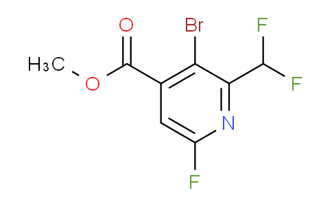 AM126921 | 1804638-24-1 | Methyl 3-bromo-2-(difluoromethyl)-6-fluoropyridine-4-carboxylate
