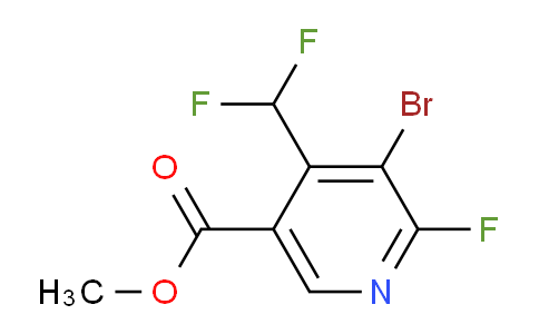 Methyl 3-bromo-4-(difluoromethyl)-2-fluoropyridine-5-carboxylate