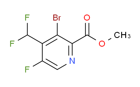 AM126923 | 1805363-38-5 | Methyl 3-bromo-4-(difluoromethyl)-5-fluoropyridine-2-carboxylate