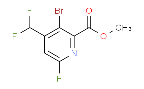 Methyl 3-bromo-4-(difluoromethyl)-6-fluoropyridine-2-carboxylate