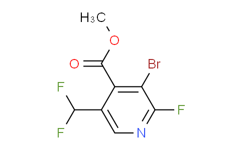 AM126925 | 1804638-64-9 | Methyl 3-bromo-5-(difluoromethyl)-2-fluoropyridine-4-carboxylate