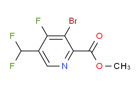 AM126926 | 1806834-08-1 | Methyl 3-bromo-5-(difluoromethyl)-4-fluoropyridine-2-carboxylate