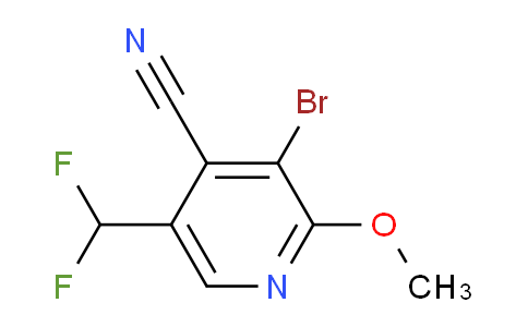 AM126933 | 1805010-99-4 | 3-Bromo-4-cyano-5-(difluoromethyl)-2-methoxypyridine