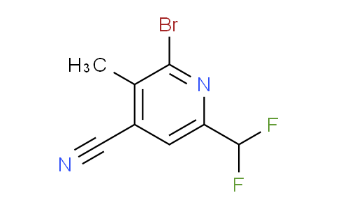 AM126942 | 1804845-98-4 | 2-Bromo-4-cyano-6-(difluoromethyl)-3-methylpyridine
