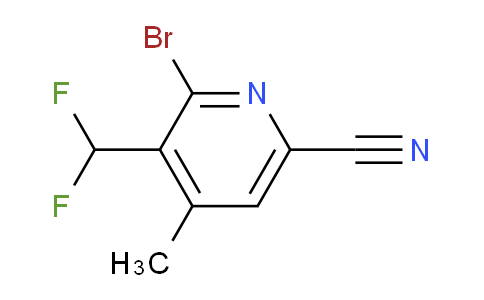 2-Bromo-6-cyano-3-(difluoromethyl)-4-methylpyridine