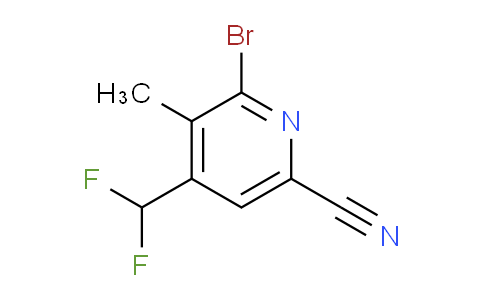 AM126947 | 1805439-19-3 | 2-Bromo-6-cyano-4-(difluoromethyl)-3-methylpyridine