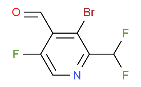 3-Bromo-2-(difluoromethyl)-5-fluoropyridine-4-carboxaldehyde