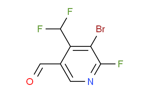 AM126952 | 1806831-39-9 | 3-Bromo-4-(difluoromethyl)-2-fluoropyridine-5-carboxaldehyde
