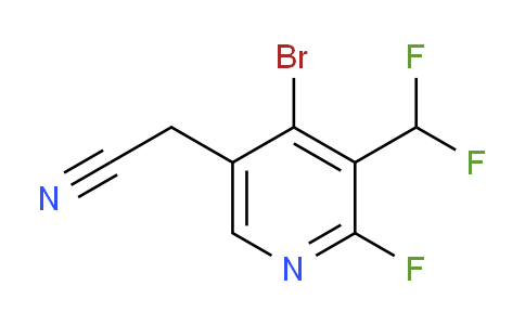 AM126976 | 1806067-16-2 | 4-Bromo-3-(difluoromethyl)-2-fluoropyridine-5-acetonitrile
