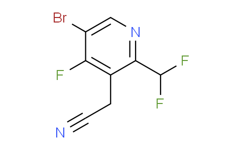 5-Bromo-2-(difluoromethyl)-4-fluoropyridine-3-acetonitrile