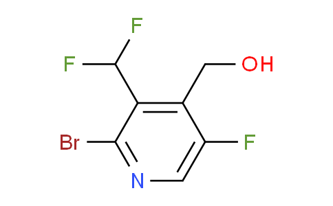 2-Bromo-3-(difluoromethyl)-5-fluoropyridine-4-methanol