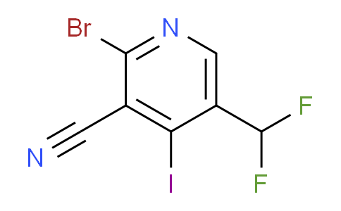 AM126999 | 1805391-89-2 | 2-Bromo-3-cyano-5-(difluoromethyl)-4-iodopyridine