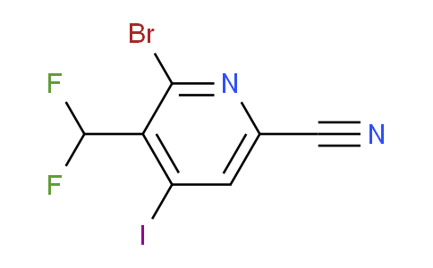 AM127007 | 1805384-11-5 | 2-Bromo-6-cyano-3-(difluoromethyl)-4-iodopyridine