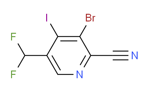 AM127011 | 1805357-64-5 | 3-Bromo-2-cyano-5-(difluoromethyl)-4-iodopyridine