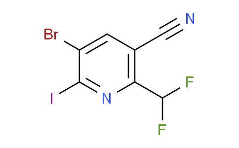 AM127018 | 1806841-84-8 | 3-Bromo-5-cyano-6-(difluoromethyl)-2-iodopyridine