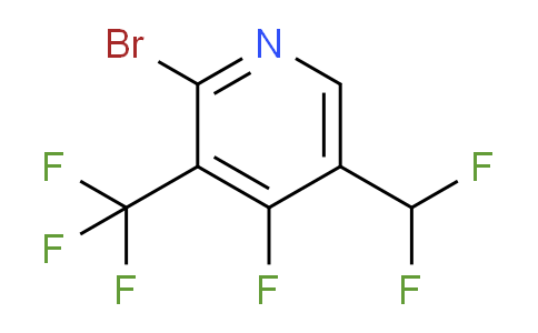 AM127025 | 1804494-96-9 | 2-Bromo-5-(difluoromethyl)-4-fluoro-3-(trifluoromethyl)pyridine