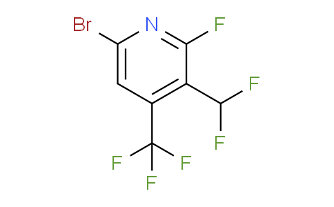 AM127026 | 1806066-53-4 | 6-Bromo-3-(difluoromethyl)-2-fluoro-4-(trifluoromethyl)pyridine